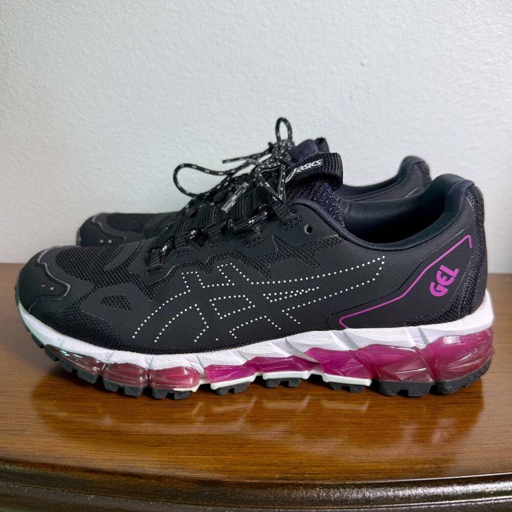 Asics Gel-Quantum 180 Running Shoes Women's Size 8 Black Purple